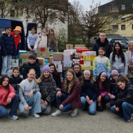 Osteraktion – Gymnasium Vilshofen sammelt Lebensmittelpakete für die Ukraine