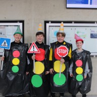 Preisverleihung für die besten Kostüme aus der Faschingsmottowoche