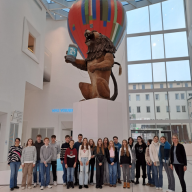 Besuch der Begabtengruppe des Gymnasiums Vilshofen im Haus der Bayerischen Geschichte