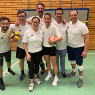 Volleyball-Mannschaft des Kollegiums im Bezirksfinale